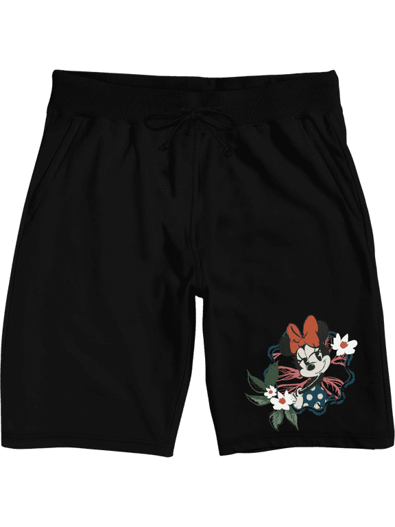 Minnie Mouse Classic Men's Lounge Shorts in Black-XS