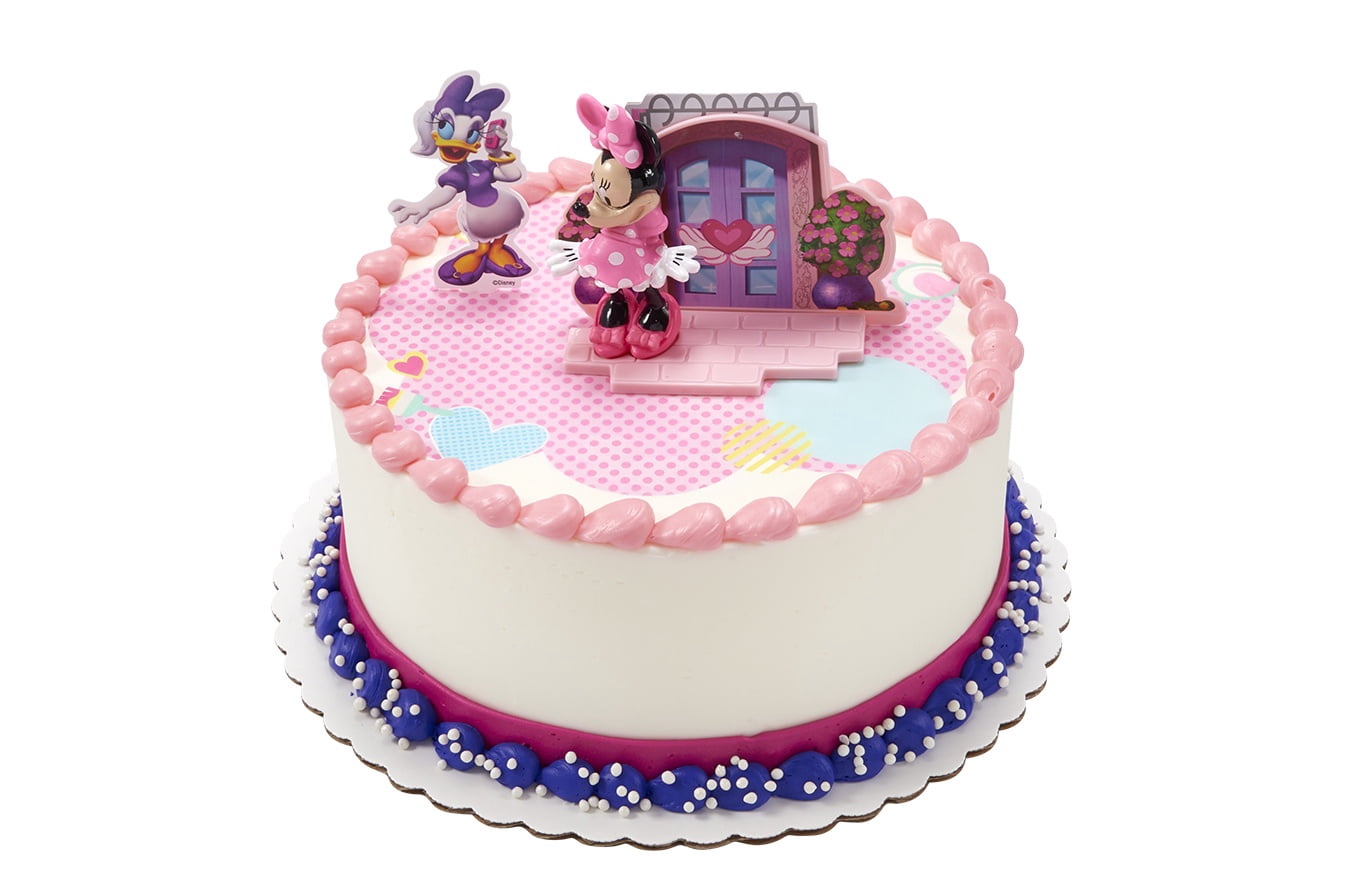 Minnie Mouse & Daisy Double Layer Round Cake