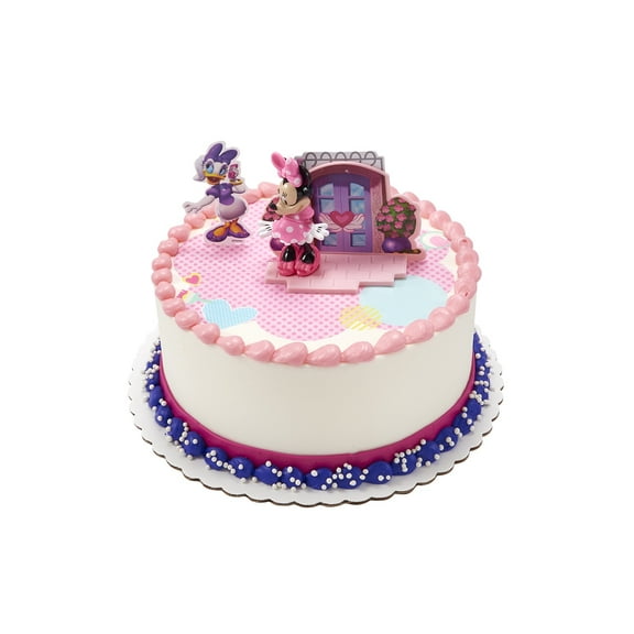 Minnie Mouse & Daisy Double Layer Round Cake