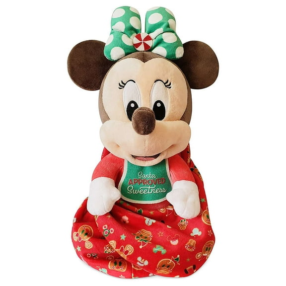 Disney Minnie Babies Holiday Cheer Santa Approved Sweetness Plush New with Tag