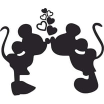 Minnie Mouse Disney Cartoon Customized Wall Decal - Custom Vinyl Wall Art - Personalized Name - Baby Girls Boys Kids Bedroom Wall Decal Room Decor Wall Stickers Decoration Size (10x8 inch)