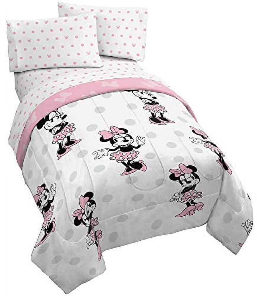 Minnie Mouse Dots Pink Kids Twin Bed Set Walmart