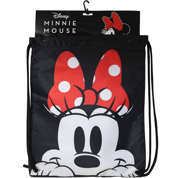 Minnie Mouse Drawstring Sling Bag on Card