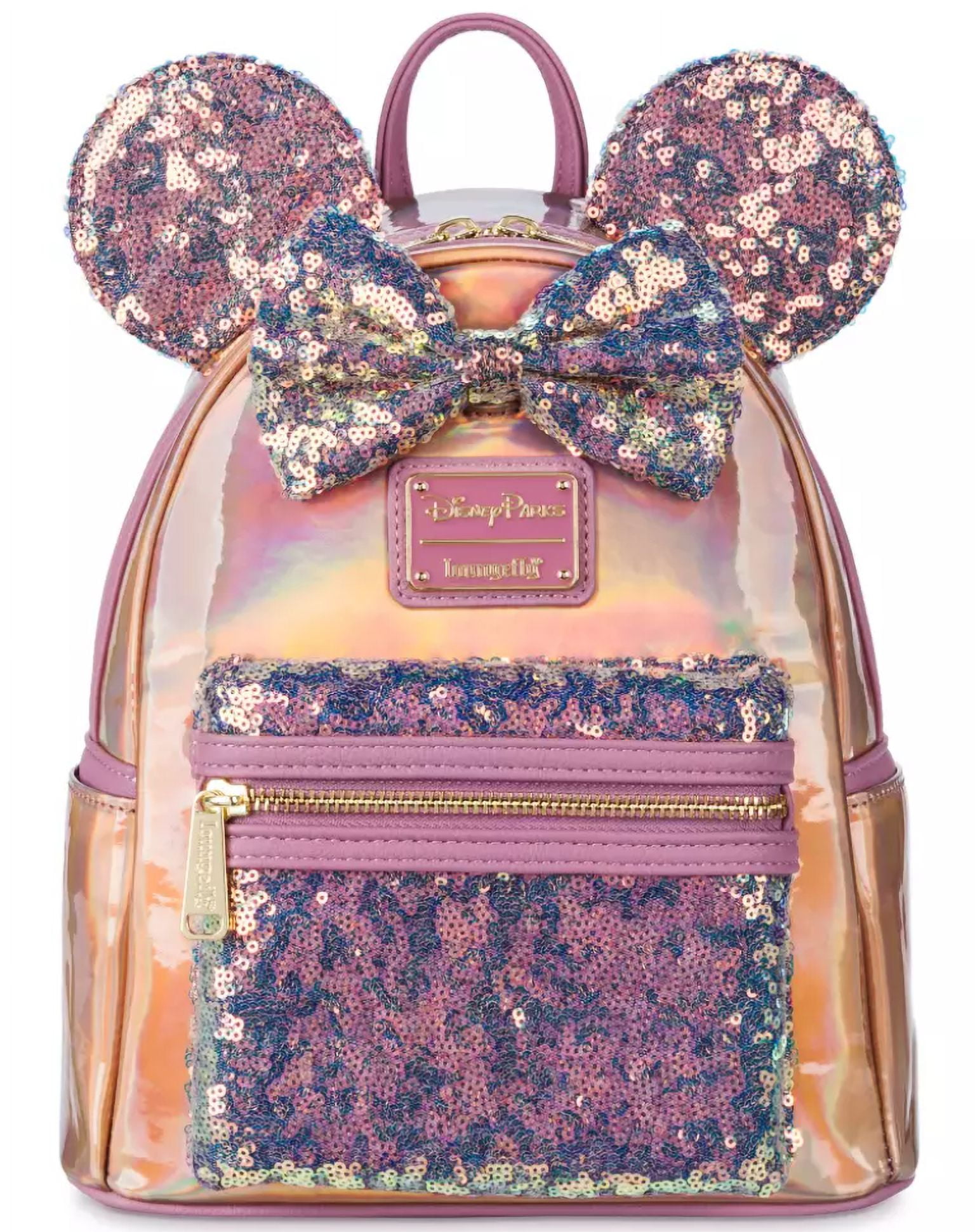 Pink sequin loungefly discount backpack