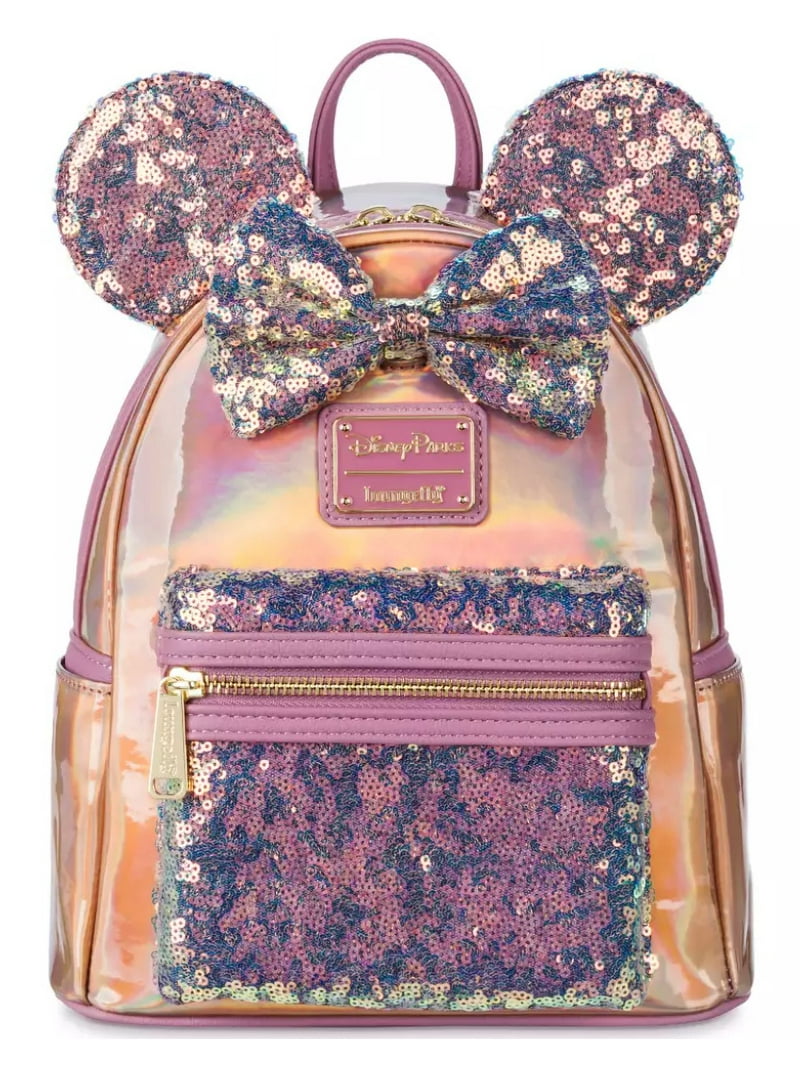 earidescent mini backpack Minnie Mouse Loungefly This Loungefly Minnie Mouse mini backpack sets the gold standard New Earidescent Tomorrowland Backpack by