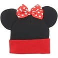 thumbnail image 1 of Minnie Mouse Ears Bow Cuff Beanie, 1 of 2
