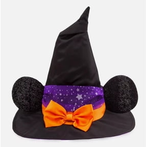 Minnie Mouse Ears Witch Hat Black for Kids - Halloween Costume Dress Up Accessory - One Size