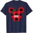 thumbnail image 1 of Minnie Mouse Family Matching Holiday Christmas Mom DTG Print Unisex T-Shirt, 1 of 5