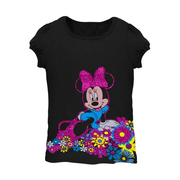 Minnie Mouse - Flower Bed Juvy Girls T-Shirt