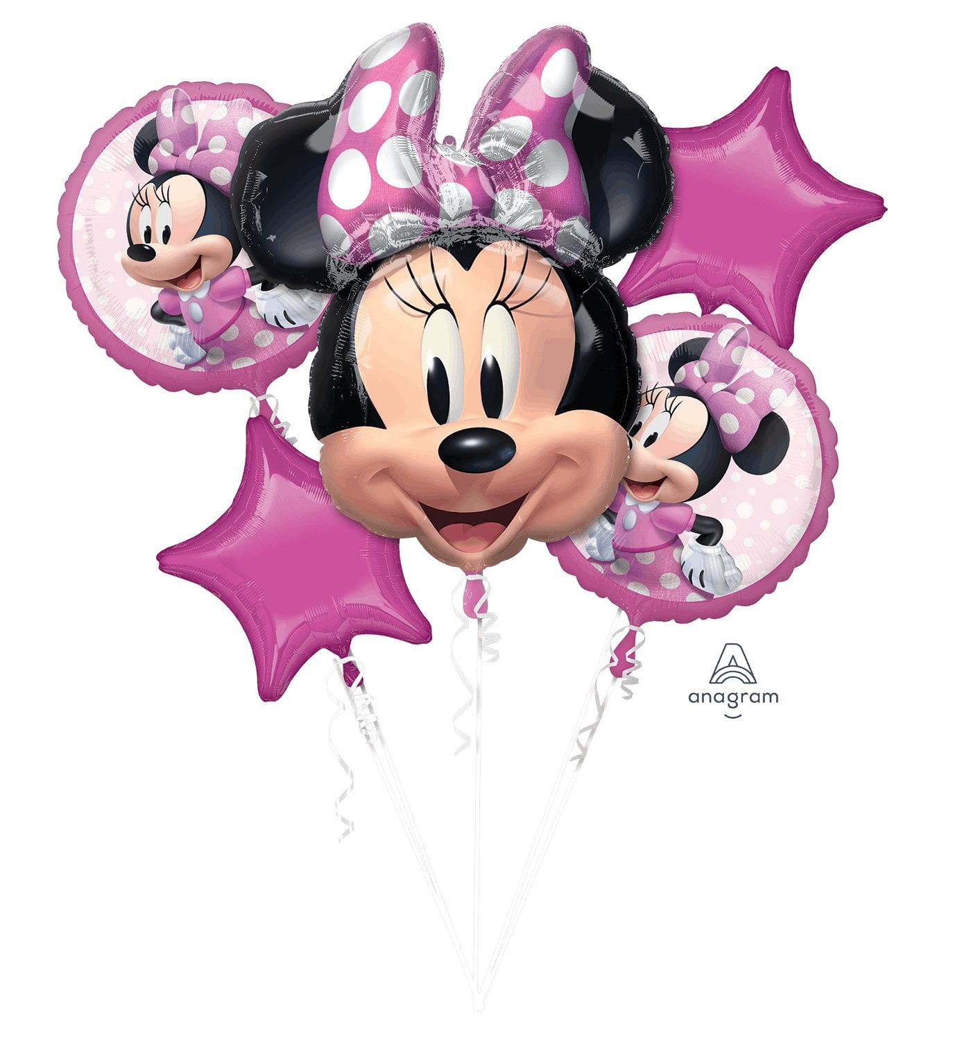 Anagram Minnie Mouse Forever Foil Balloons Bouquet