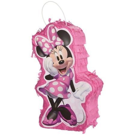 Minnie Mouse Forever Mini Pinata Decorations (4in wide x 2in long x 7in tall)