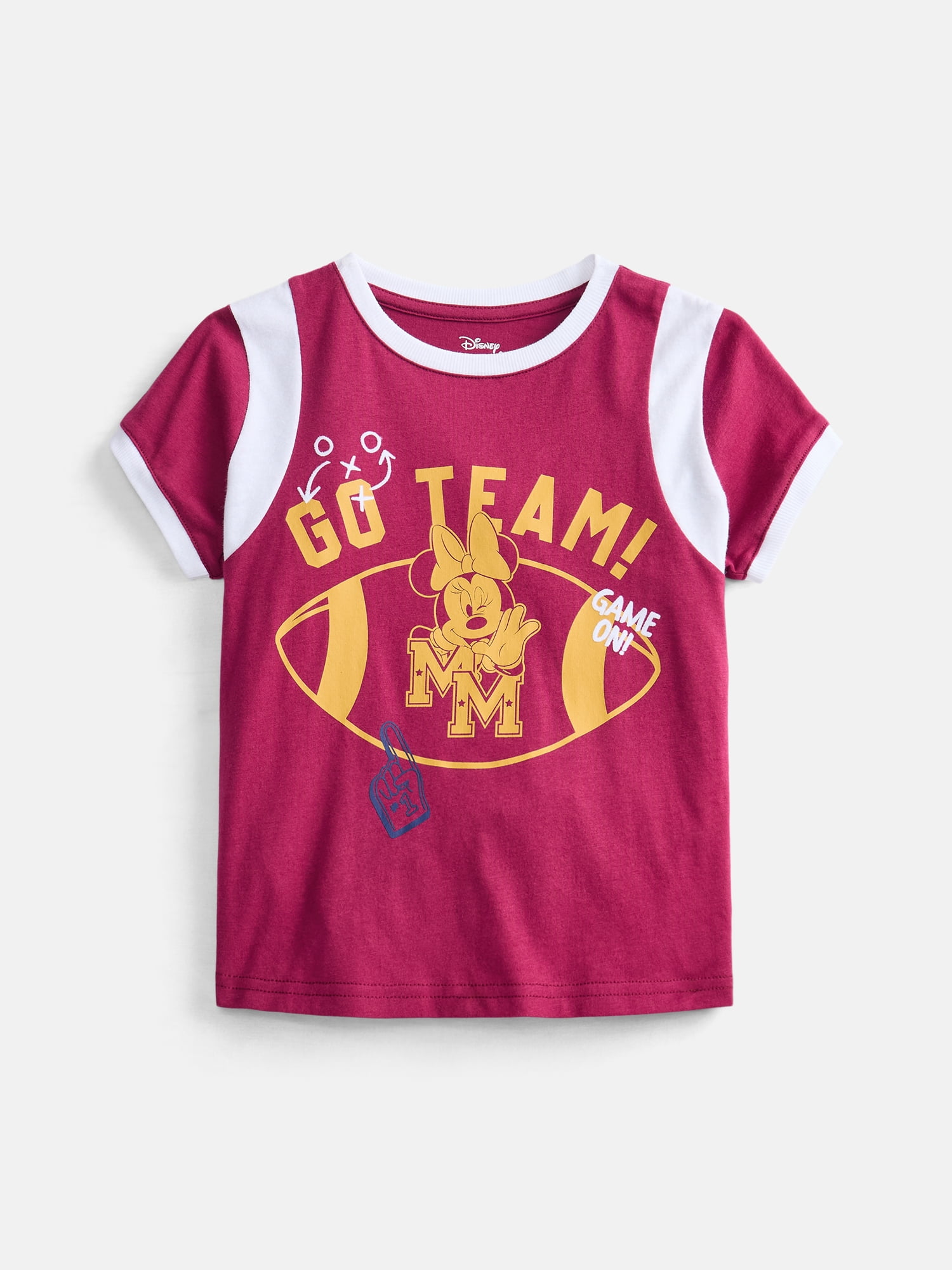 Girls' Game Day Graphic Tee with Short Sleeves, Sizes 4-16