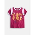 thumbnail image 1 of Minnie Mouse Girls' Game Day Graphic Tee with Short Sleeves, Sizes 4-16, 1 of 7