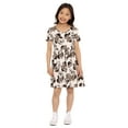 thumbnail image 1 of Minnie Mouse Girls Print Dress with Short Sleeves, Sizes 4-12, 1 of 8