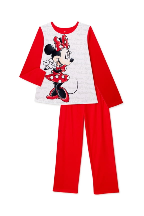 Minnie Mouse Girls 4-12 Pajama Set, 2 Piece
