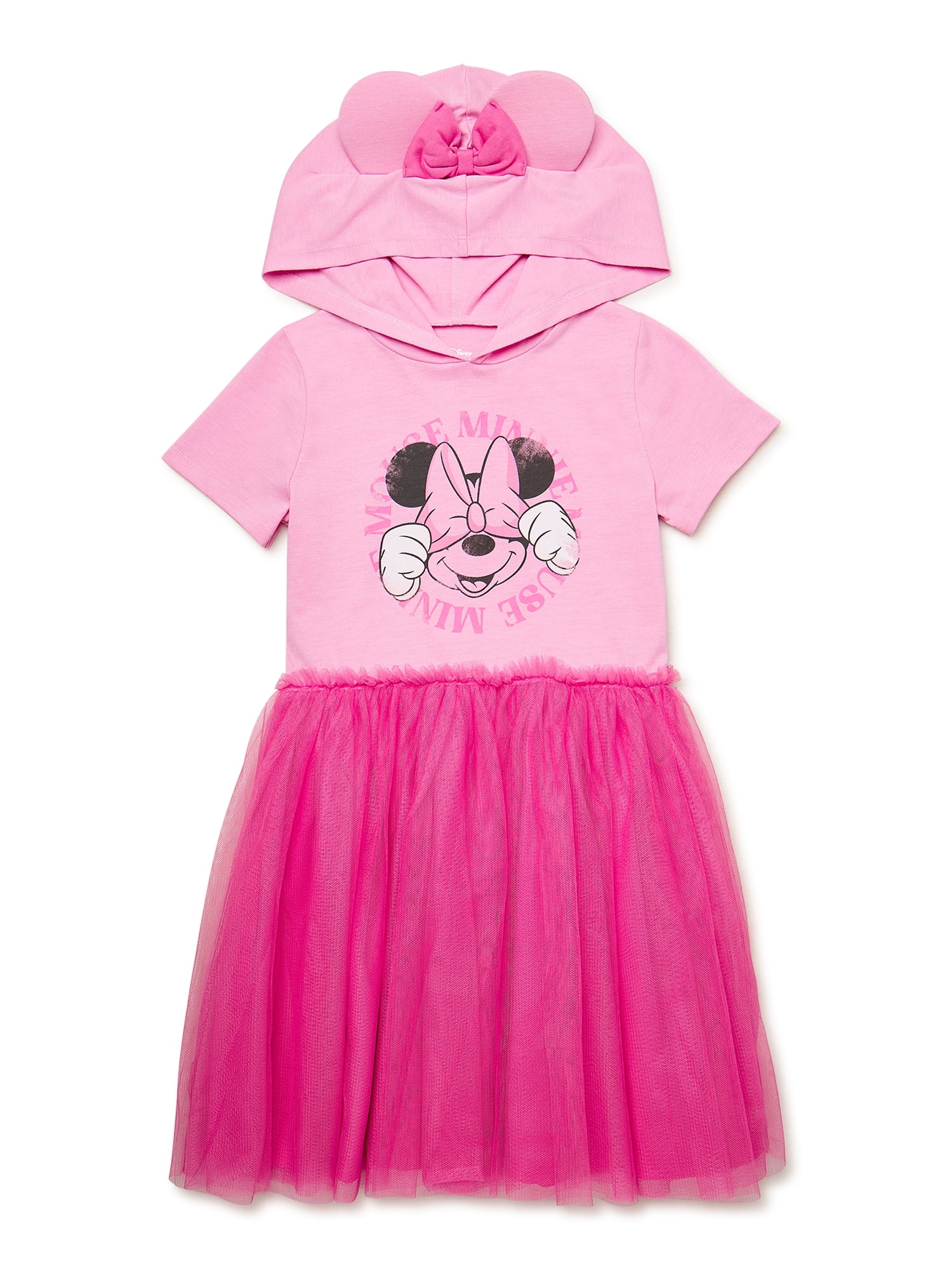 Minnie Mouse Girls Cosplay TuTu Dress with Hood, Sizes 4-12 - Walmart.com