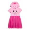 thumbnail image 1 of Minnie Mouse Girls Cosplay TuTu Dress with Hood, Sizes 4-12, 1 of 10