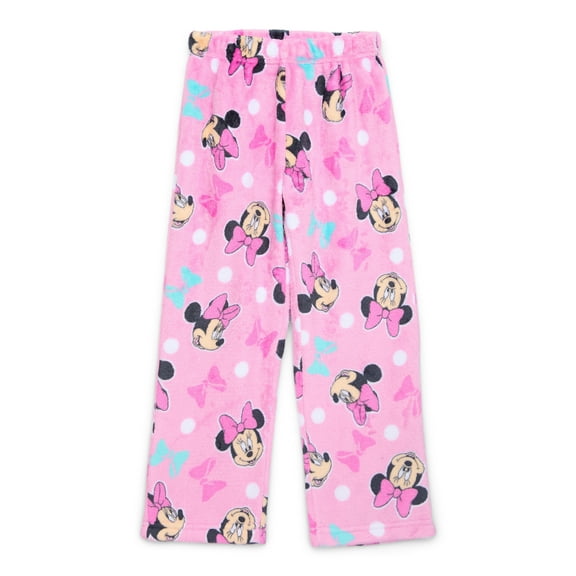 Minnie Mouse Girls’ Fleece Pajama Pants, Sizes 4-16