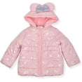 thumbnail image 1 of Minnie Mouse Girls Puffer Coat, 4-6X, 1 of 2