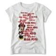 thumbnail image 1 of Minnie Mouse Girls Short Sleeve Tee White 2-3, 1 of 1