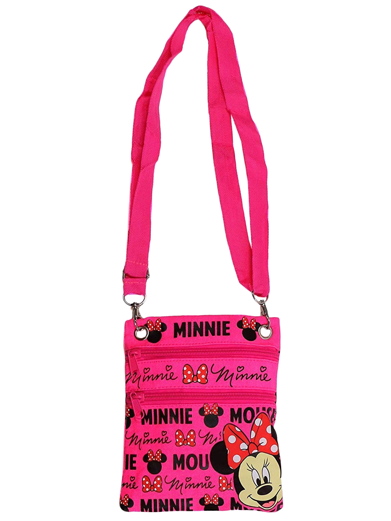 Disney Minnie Mouse 8 Vegan Leather Crossbody Shoulder Bag