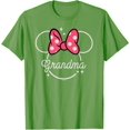 thumbnail image 1 of Minnie Mouse Grandma Head Icon Magic Mother’s Day DTG Print Unisex T-Shirt,Lime Color,Size 3XL, 1 of 5