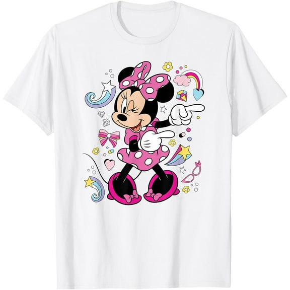 Minnie Mouse Graphic Only Cute DTG Print Unisex T-Shirt