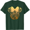 thumbnail image 1 of Minnie Mouse Halloween Ghosts & Pumpkins Gradient DTG Print Unisex T-Shirt,Forest Green Color,Size 2XL, 1 of 5