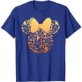 thumbnail image 1 of Minnie Mouse Halloween Ghosts & Pumpkins Gradient DTG Print Unisex T-Shirt,Royal Blue Color,Size 3T, 1 of 5