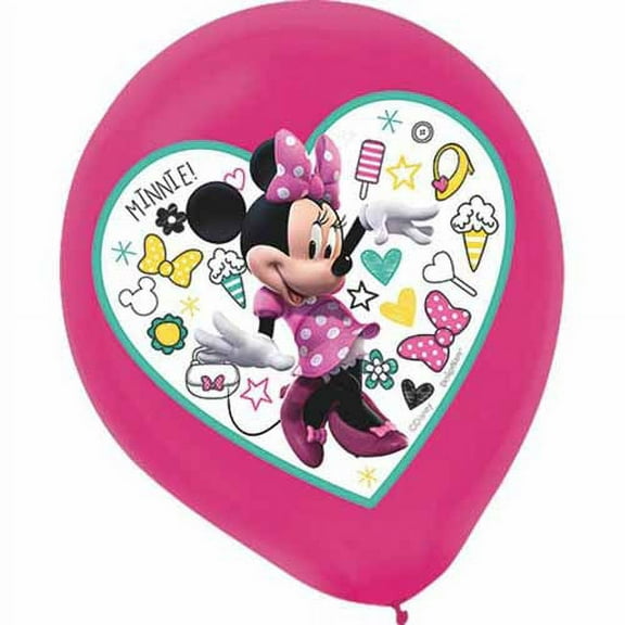 Minnie Mouse 'Happy Helpers' Latex Balloons (5ct)