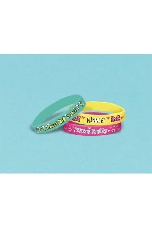 Minnie Mouse 'Happy Helpers' Rubber Bracelets (6ct)