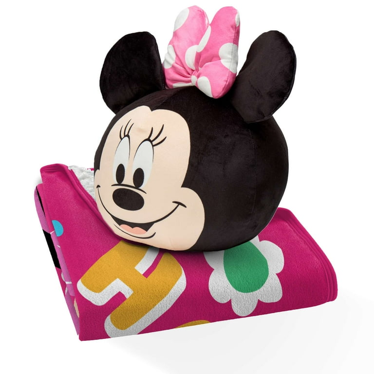 Minnie mouse purchases pillow and blanket set