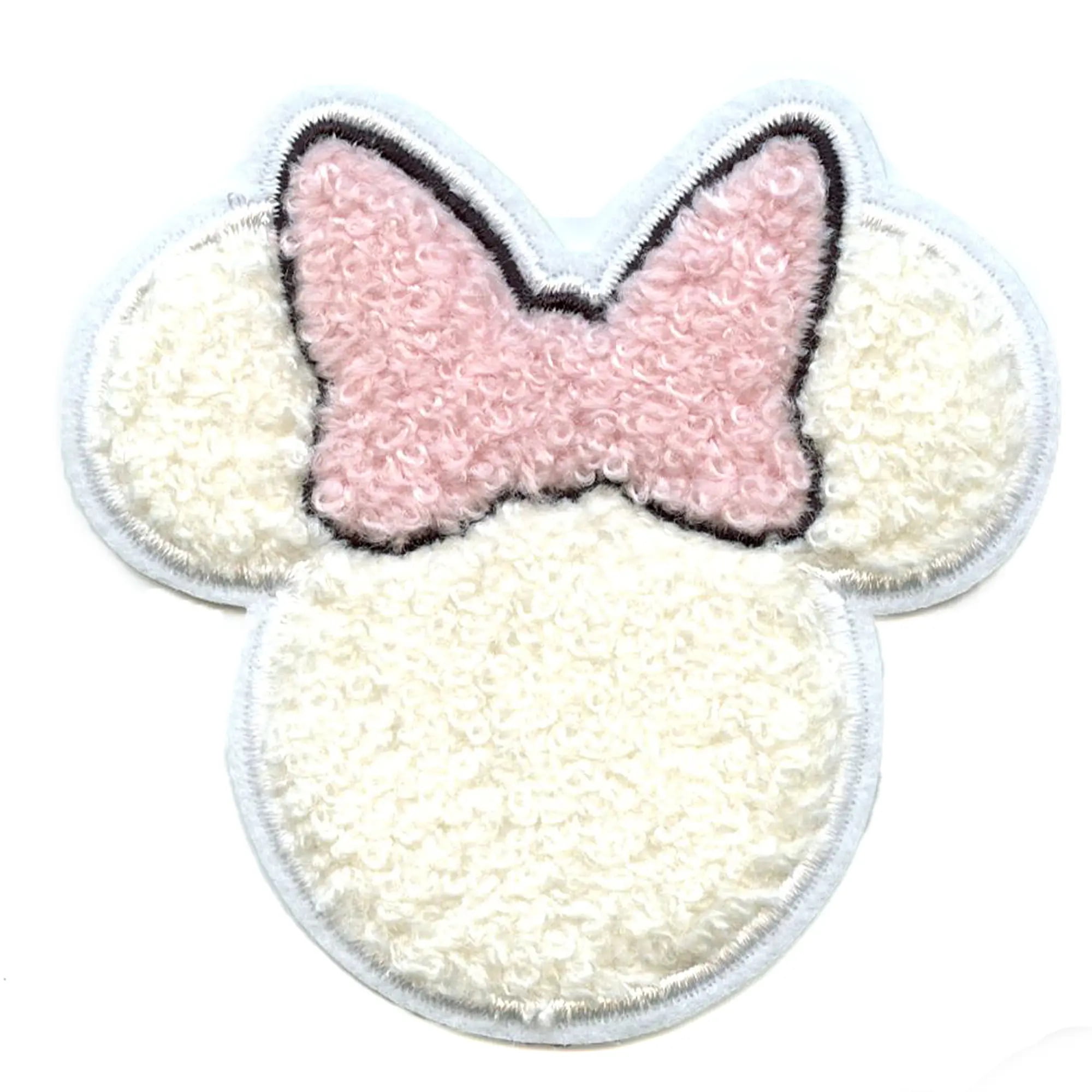 Iron on patches - MINNIE MOUSE SUN GLASSES Disney - pink - 8,3x6cm -  Application Embroided badges