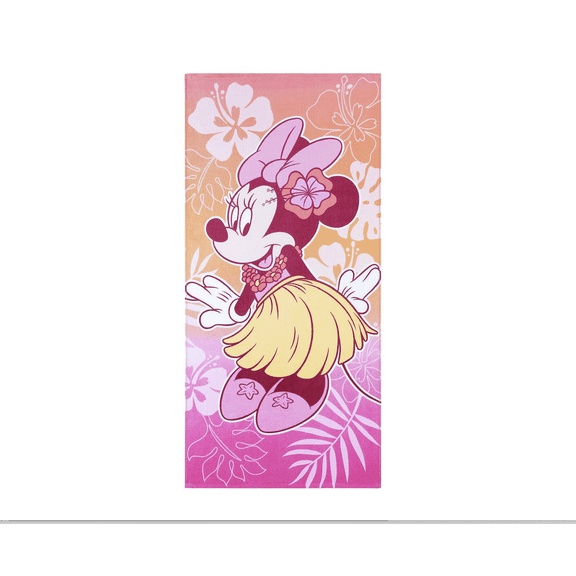 Minnie Mouse Hula Beach Towel