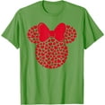 thumbnail image 1 of Minnie Mouse Icon Filled with Hearts DTG Print Unisex T-Shirt,Lime Color,Size YM, 1 of 5