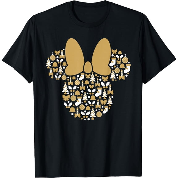 Minnie Mouse Icon Holiday Cheer DTG Print Unisex T-Shirt