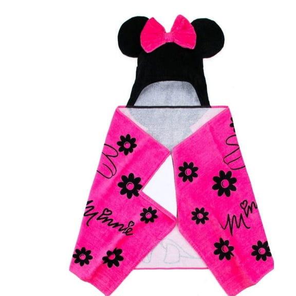 Minnie Mouse Kids Cotton Hooded Towel