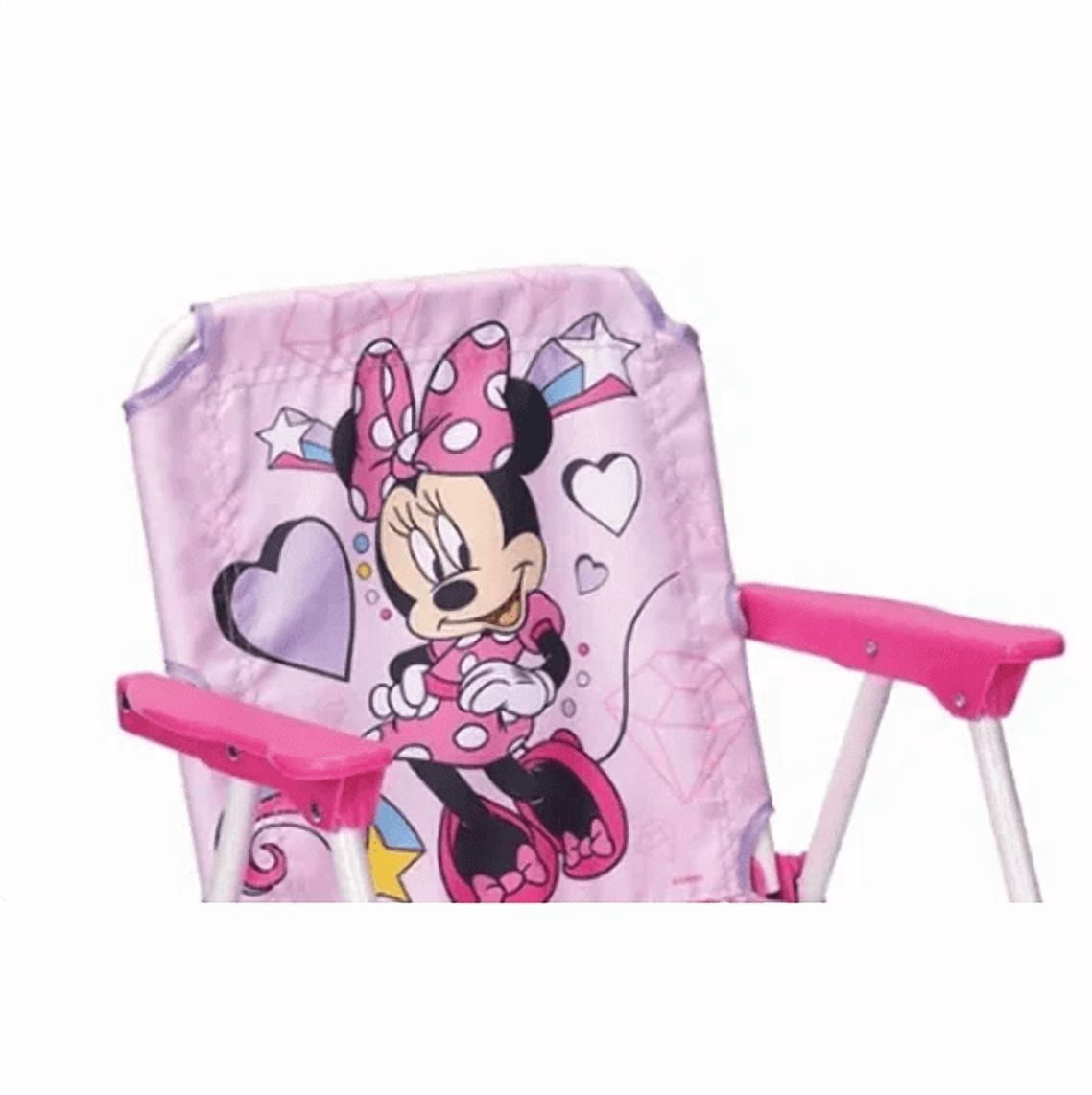 Adorable Minnie Mouse patio chair, perfect size and fun design for little ones