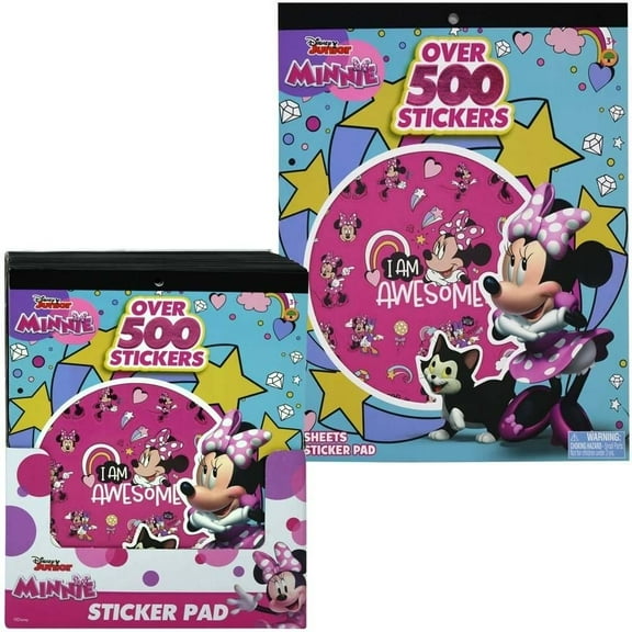 Minnie Mouse Large 6 Sheet Sticker Book with Over 500 Stickers