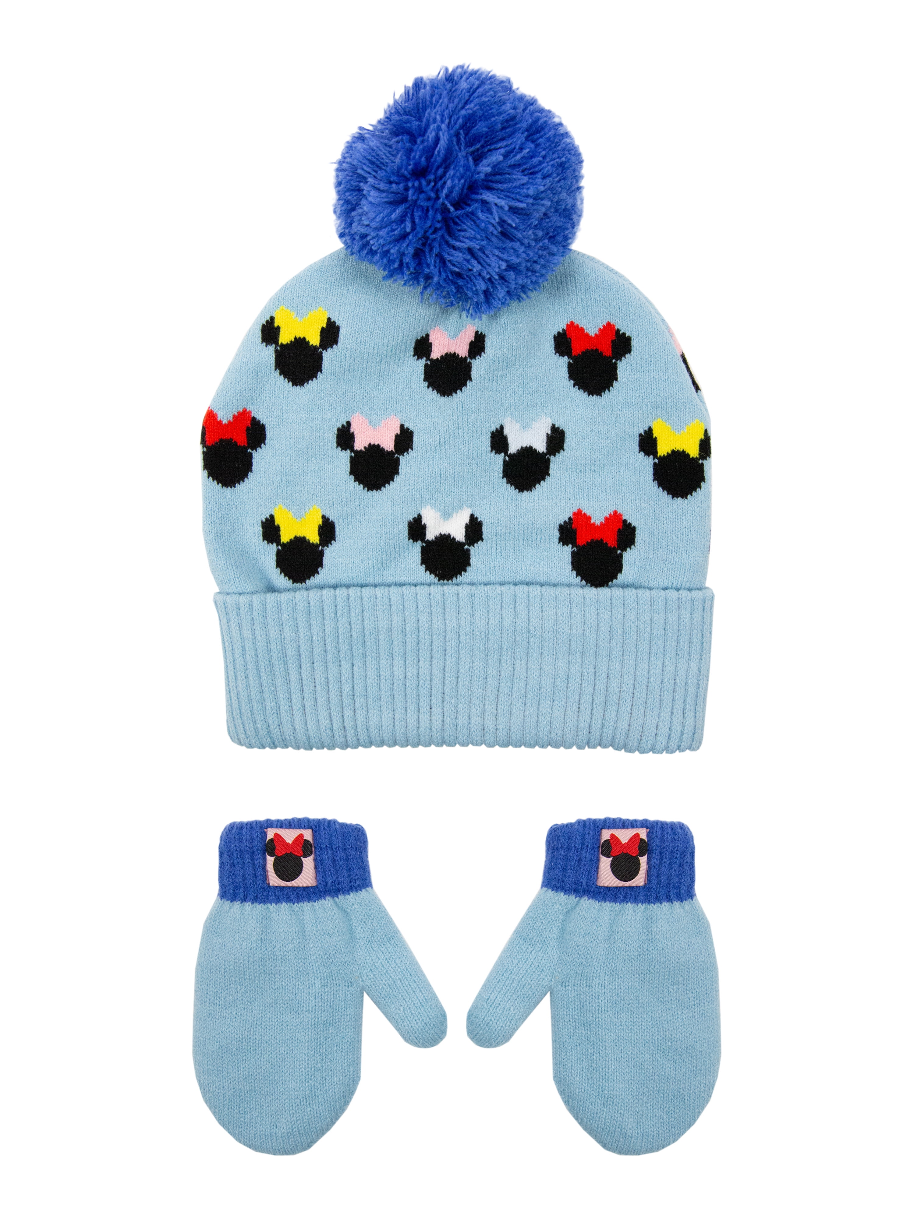 Minnie mouse wooly hat top