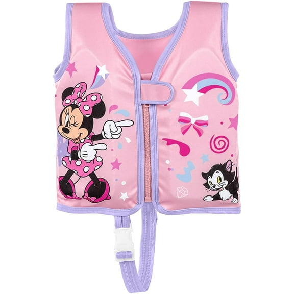 Minnie Mouse Life Vest Toddler UPF 50+ Sun Protection