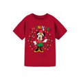 thumbnail image 1 of Disney Minnie Mouse Girls Holiday Graphic Crewneck Short Sleeve T-Shirt, Sizes 4-16, 1 of 4