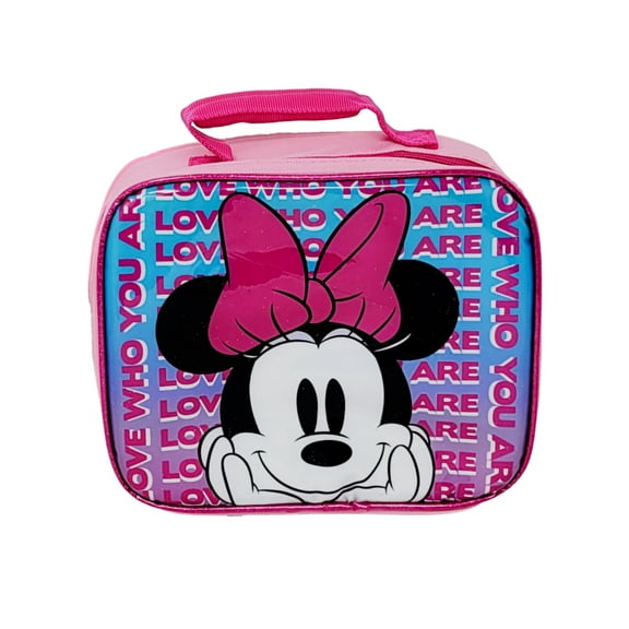 Minnie Mouse Lunch Bag Insulated Disney Smiles Bows Reusable