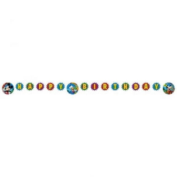 Minnie Mouse 'Minnie's Clubhouse' Happy Birthday Banner (1ct)