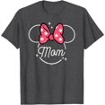 thumbnail image 1 of Minnie Mouse Mom Head Icon Magic Mother’s Day DTG Print Unisex T-Shirt,Dark Heather Grey Color,Size M, 1 of 5
