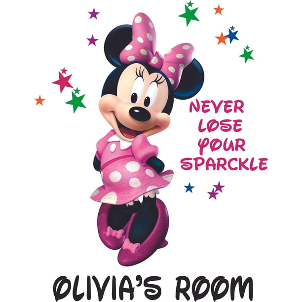 Design with Vinyl Minnie Mouse Wall Sticker - Walmart Business Supplies