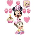 thumbnail image 1 of Minnie Mouse Party Supplies 1st Birthday Baby Minnie Balloon Bouquet Decoration, 1 of 7