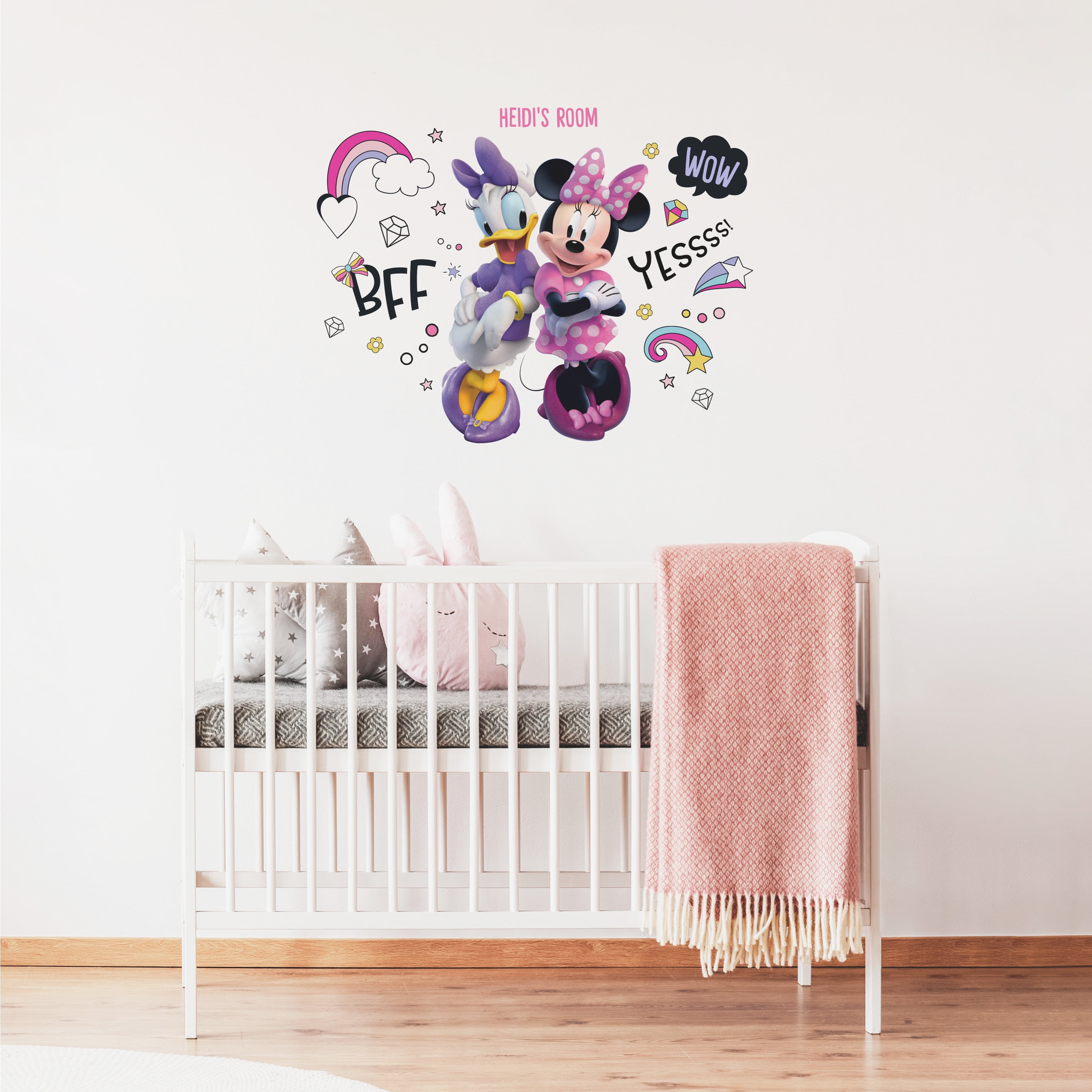 Beautiful Minnie Mouse Custom Wall Sticker Manufacturer Supplier from Delhi  India