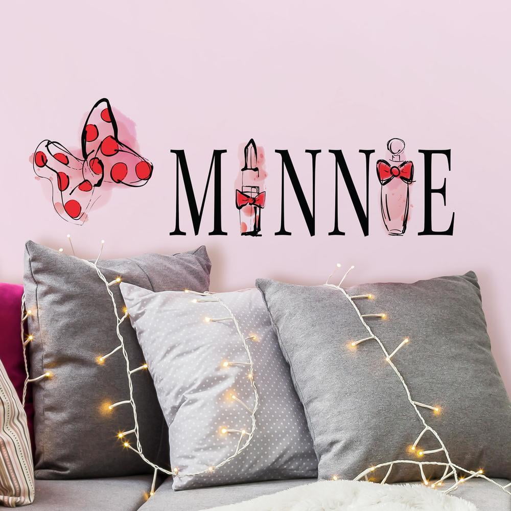 ROOMMATES Minnie Mouse Perfume Peel and Stick Wall Decals