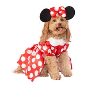 Disney Minnie Mouse Polka Dot Dress Pet Costume for Dogs or Cats by Rubies, Medium